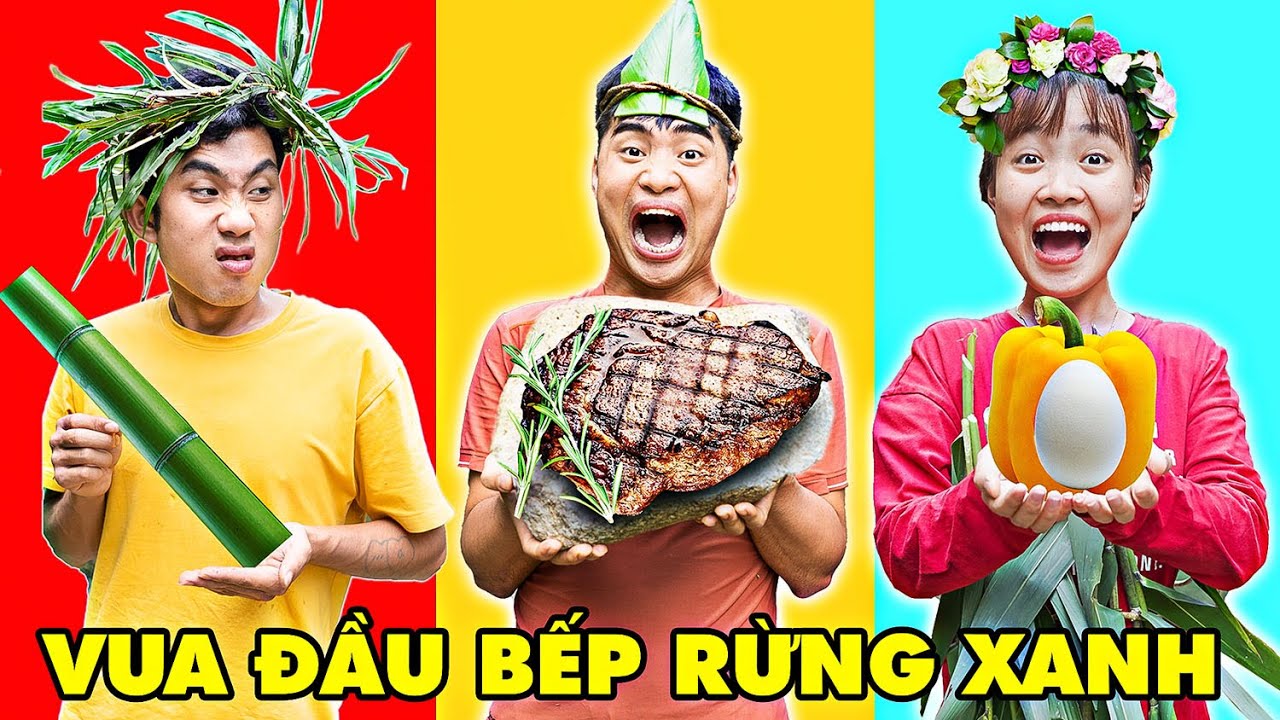 Gấu Đỏ TV - Trận Chiến Nấu Ăn Trong Rừng - TÌM RA VUA ĐẦU BẾP RỪNG XANH