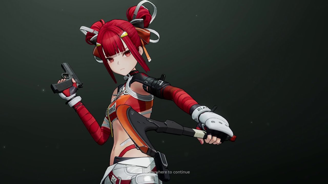 Faye (Flurry Crimson outfit) - in game animations - Girls' Frontline 2: Exilium - CN dub