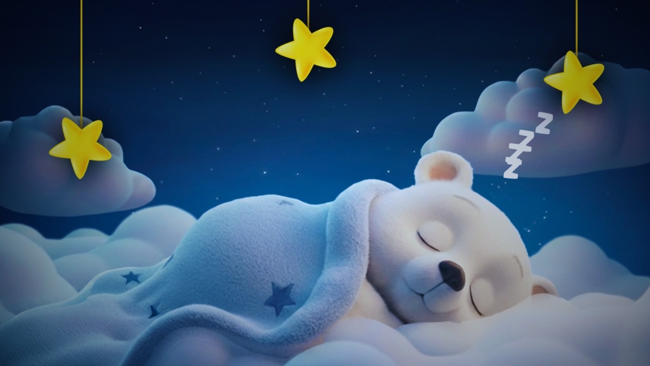 Sleep Instantly Within 3 Minutes ♥ Sleep Music for Babies + SOFT NOISE ♫ The Mulberry Bush Lullaby
