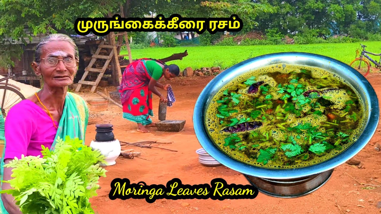 #முருங்கைக்கீரை ரசம் l #drumstick leaves rasam l #Moringa leaves rasam l #patti samayal l #grandma 
