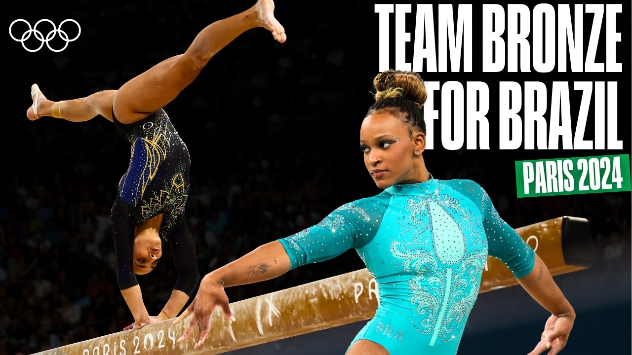 Beautiful Bronze! 🇧🇷🥉 Team Brazil in the Women's Artistic Gymnastics Team Final | Paris 2024