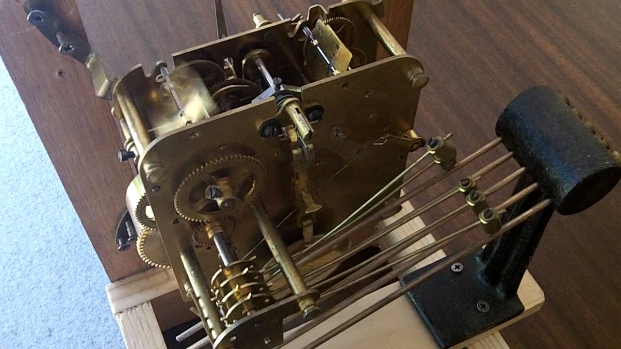 German movement. Westminster chime.MP4