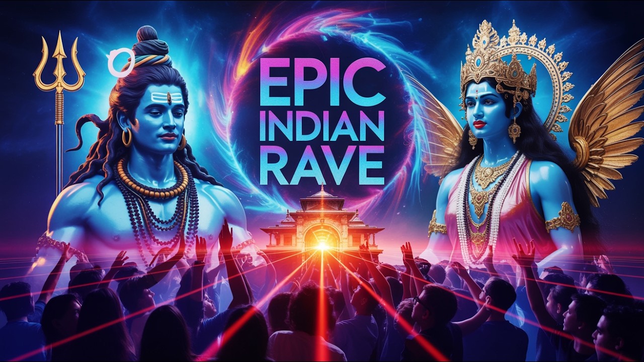 Epic Indian EDM Festival | Techno Hardstyle Fusion Rave &ndash; Mythical Gods & Neo Festival Vibes