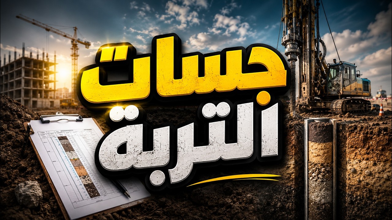 شرح الجسات - عدد الجسات - عمل الجسات - كيفية عمل الجسات للتربة - تنفيذ الجسات - طرق تنفيذ الجسات