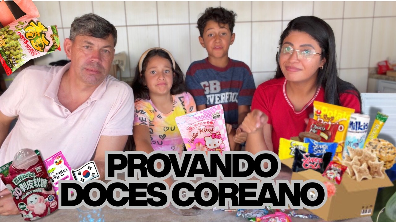 EXPERIMENTANDO COMIDA COREANA!!!
