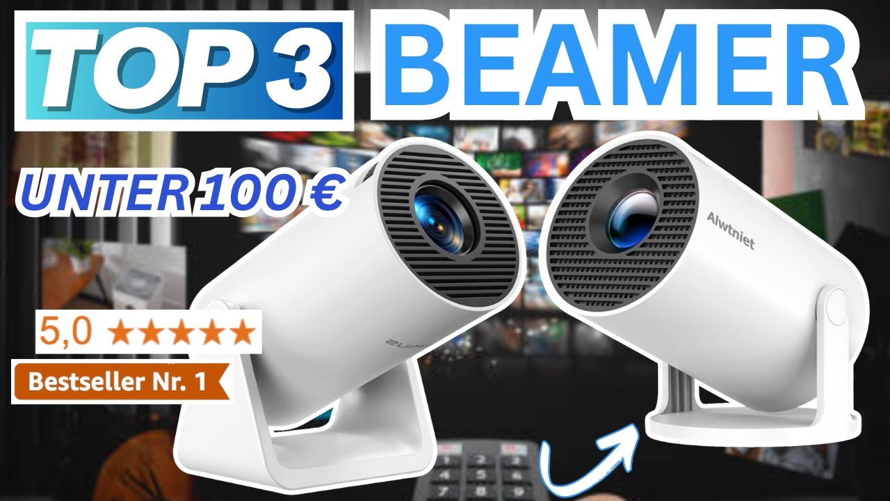 Beste BEAMER UNTER 100 EURO (Testsieger 2026) | Top 3 Beamer unter 100 Euro Vergleich
