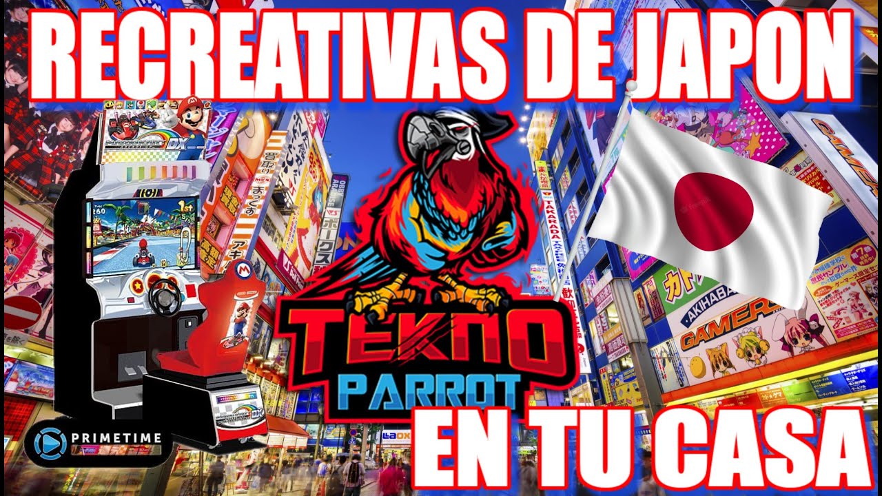 TEKNO PARROT!!!JUGAR A LAS RECREATIVAS DE JAPON EN TU CASA.TUTORIAL EN ESPAÑOL 2022