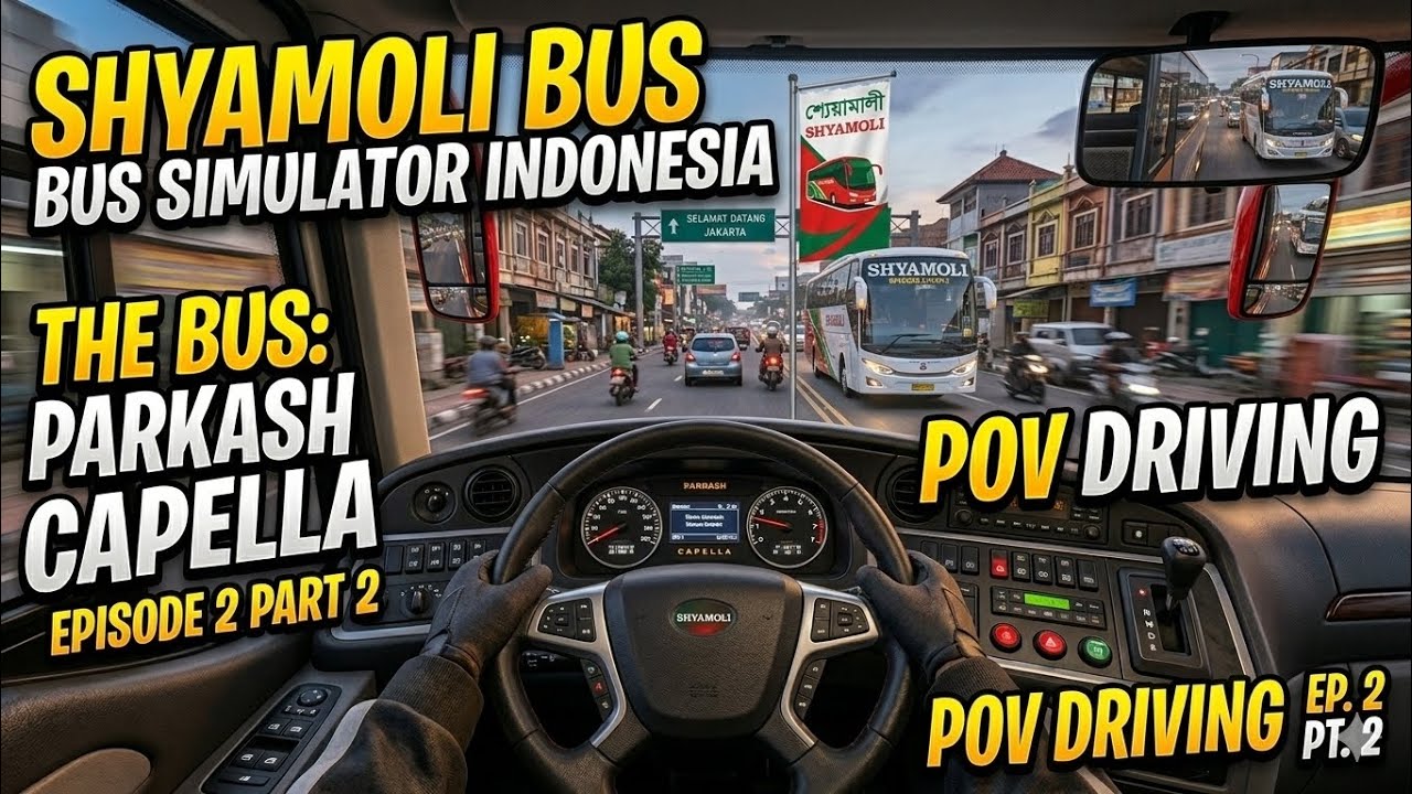 Tour mode ep-2 part-2 | #bussimulatorindonesia | HK TECH And GAMING 