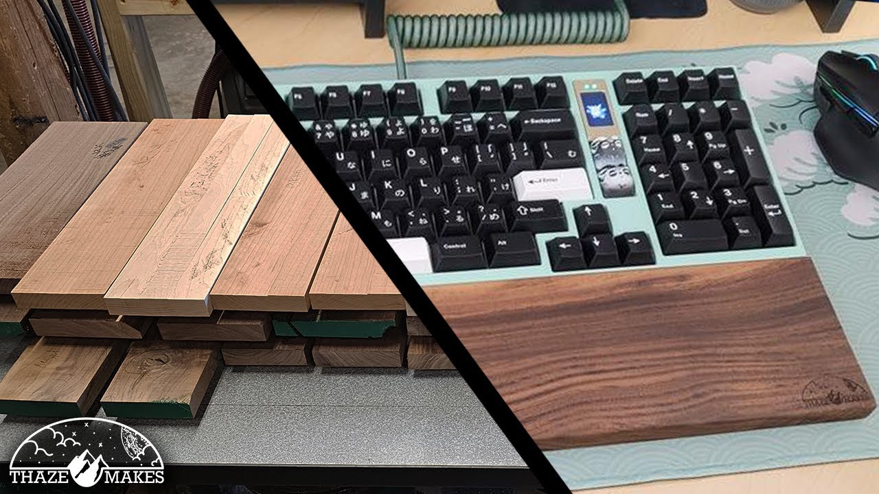 Small Batch Production: Crafting Hardwood Keyboard Wrist Rests