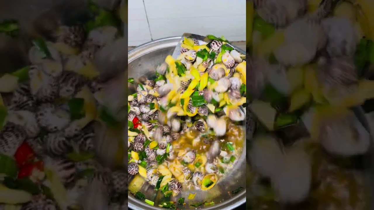 Ốc B&ocirc;ng x&agrave;o sả ớt