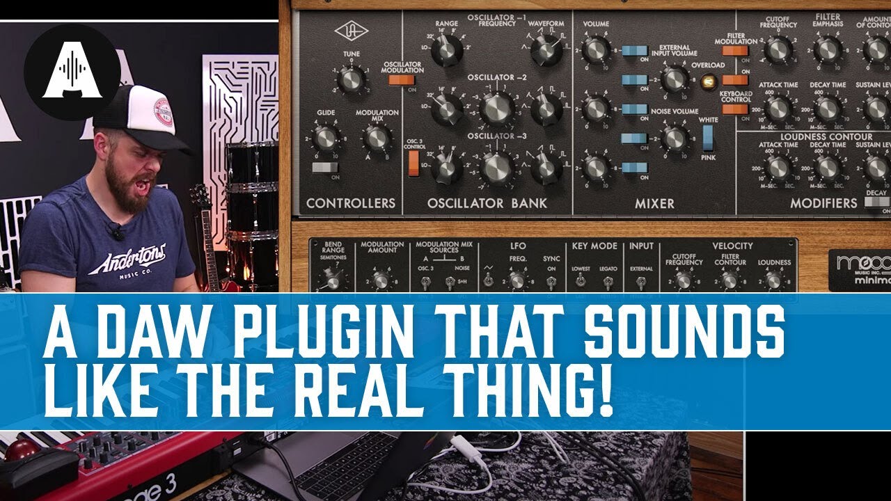 Universal Audio LUNA Minimoog — самый культовый синтезатор в мире теперь в форме плагина!