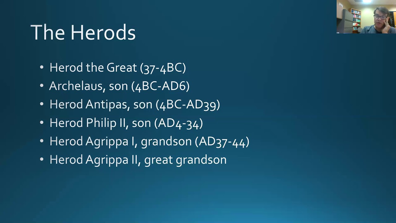 20. Herod Agrippa I