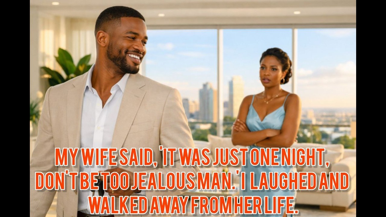 My Wife Said, 'It Was Just One Night, Don't Be Too Jealous Man ' I Laughed and Walked Away From H...