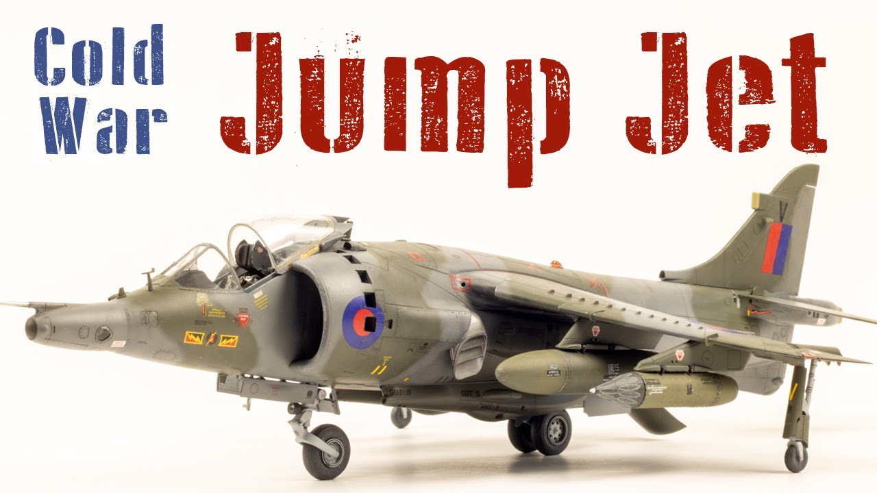 Kinetic Harrier GR.3, 1/48 — полная сборка