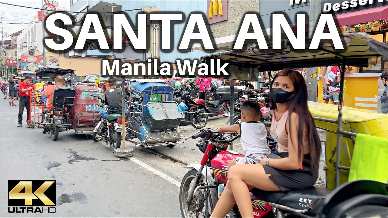 Walking Never Before Seen Parts of STA ANA Manila Philippines [4K]