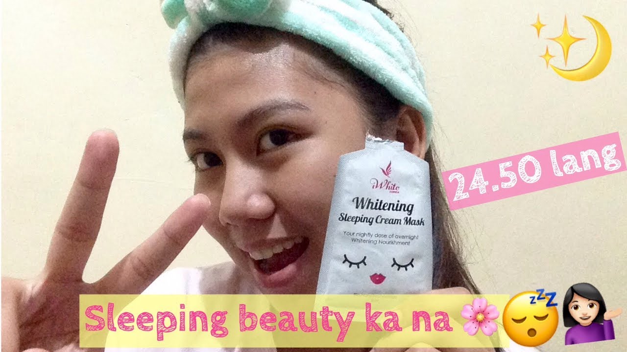 iWhite Sleeping CREAM Mask First impression| Yhel 💚