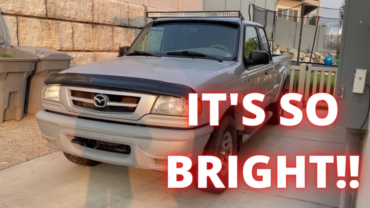 Как установить изогнутую 50-дюймовую световую балку на Ford Ranger/Mazda B Series