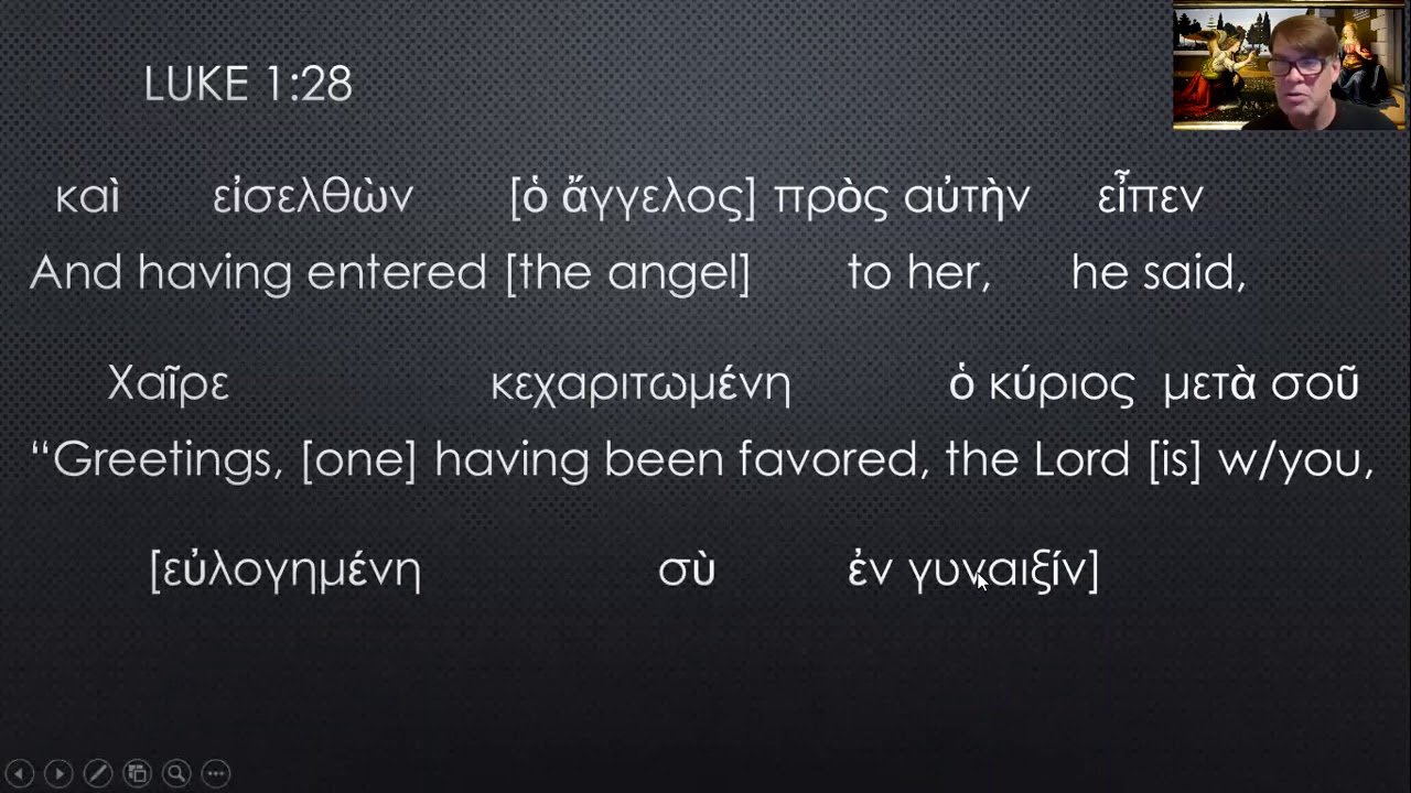 Luke 1:28 (Greek)