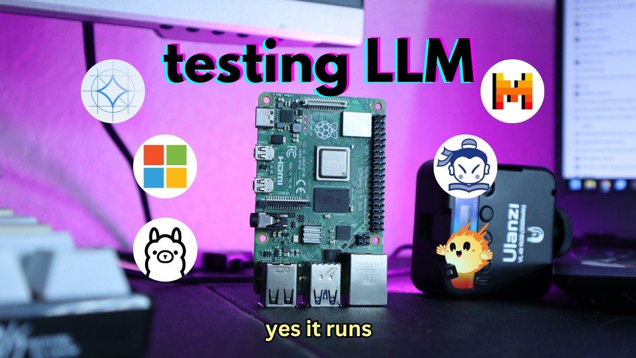 Я протестировал 20 LLM на 3 Raspberry Pi, и они работали.