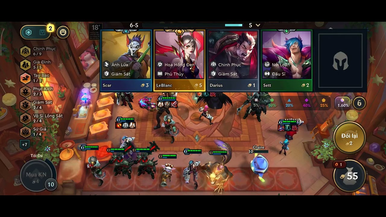 3 Star Sevika vs Warwick And 10 Rebel