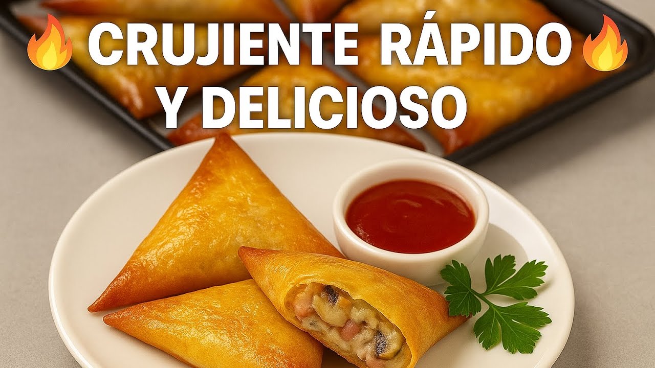 Sorprende a todos con estos bocaditos de champiñón, jamón y queso