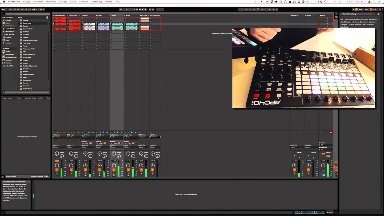 Akai APC 40 Test Run