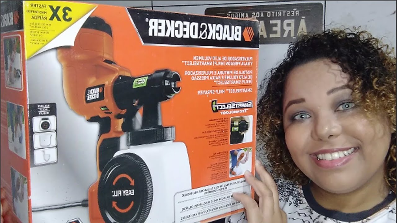 Pistola De Pintura E Pulverizador Black Decker - TUTORIAL COMPLETO