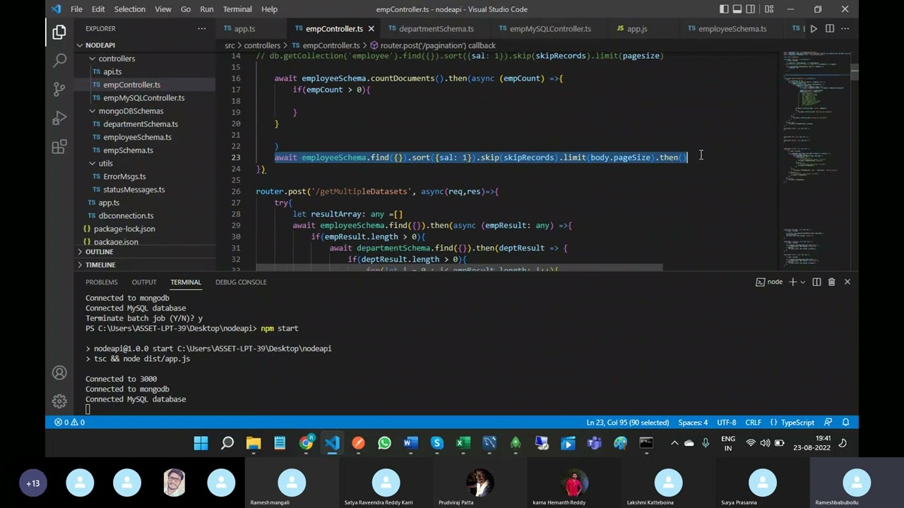 Part 41   Pagination in MonoDB with Node JS