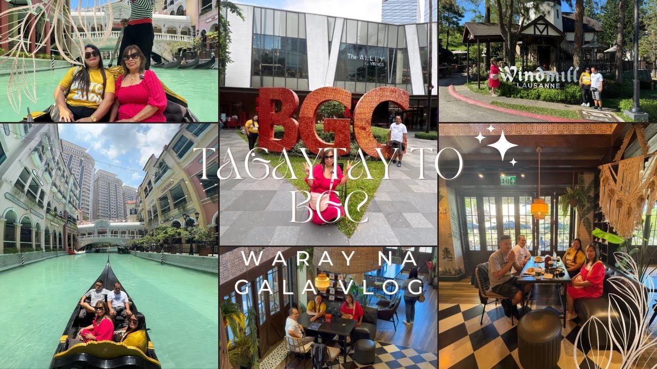 Tagaytay to BGC! 🇵🇭 | Crosswinds, Venice Grand Canal 🇵🇭(Parang Europe 🇪🇺sa Pinas !)