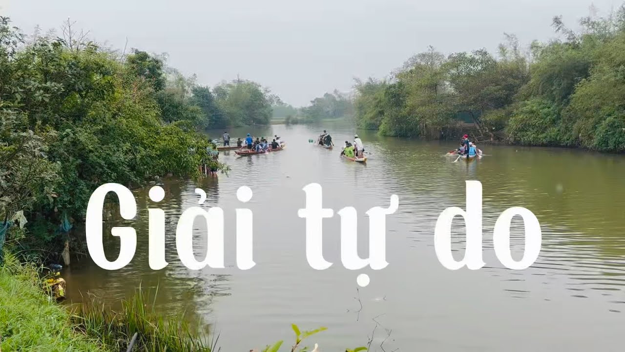 Giải Tự do Lễ thả nước Ghe đội 2 & đội 5. TDP Vĩnh An, phường Phong Dinh 