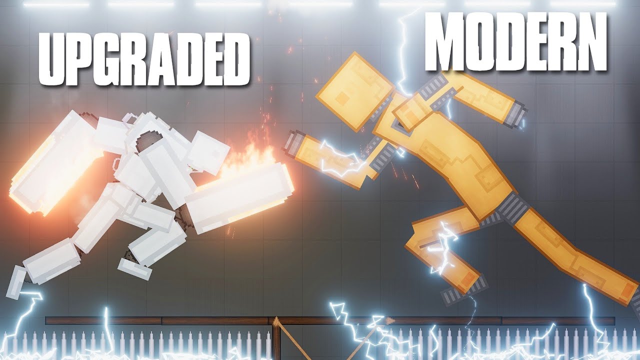 UPGRADED Android vs Modern Android on Deadly Arena