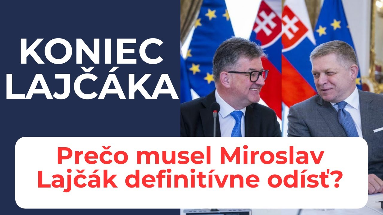 KONIEC LAJČ&Aacute;KA ! Prečo musel Miroslav Lajč&aacute;k definit&iacute;vne od&iacute;sť ? #lajcak #epstein #smersd