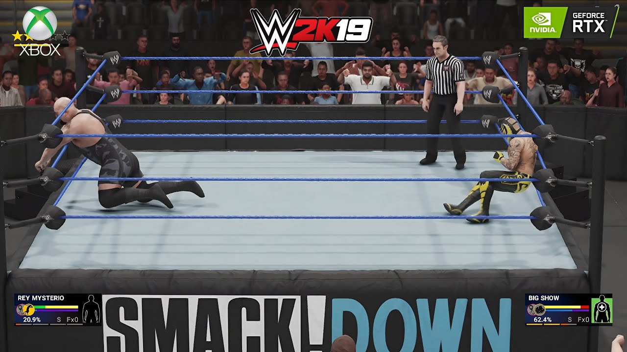 REY MESTERIO VS. BIG SHOW | SMACKDOWN'00 | INTERCONTINENTAL CHAMPIONSHIP | FULL GAMEPLAY | 4K60