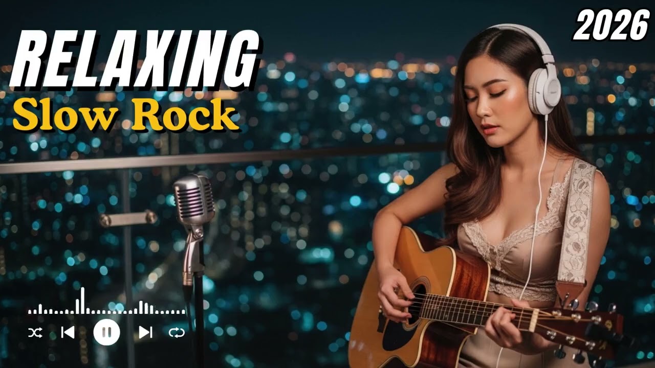 “Soft Rock Guitar Solos 🎶 Relaxing Instrumental Rock for Peace & Calm”