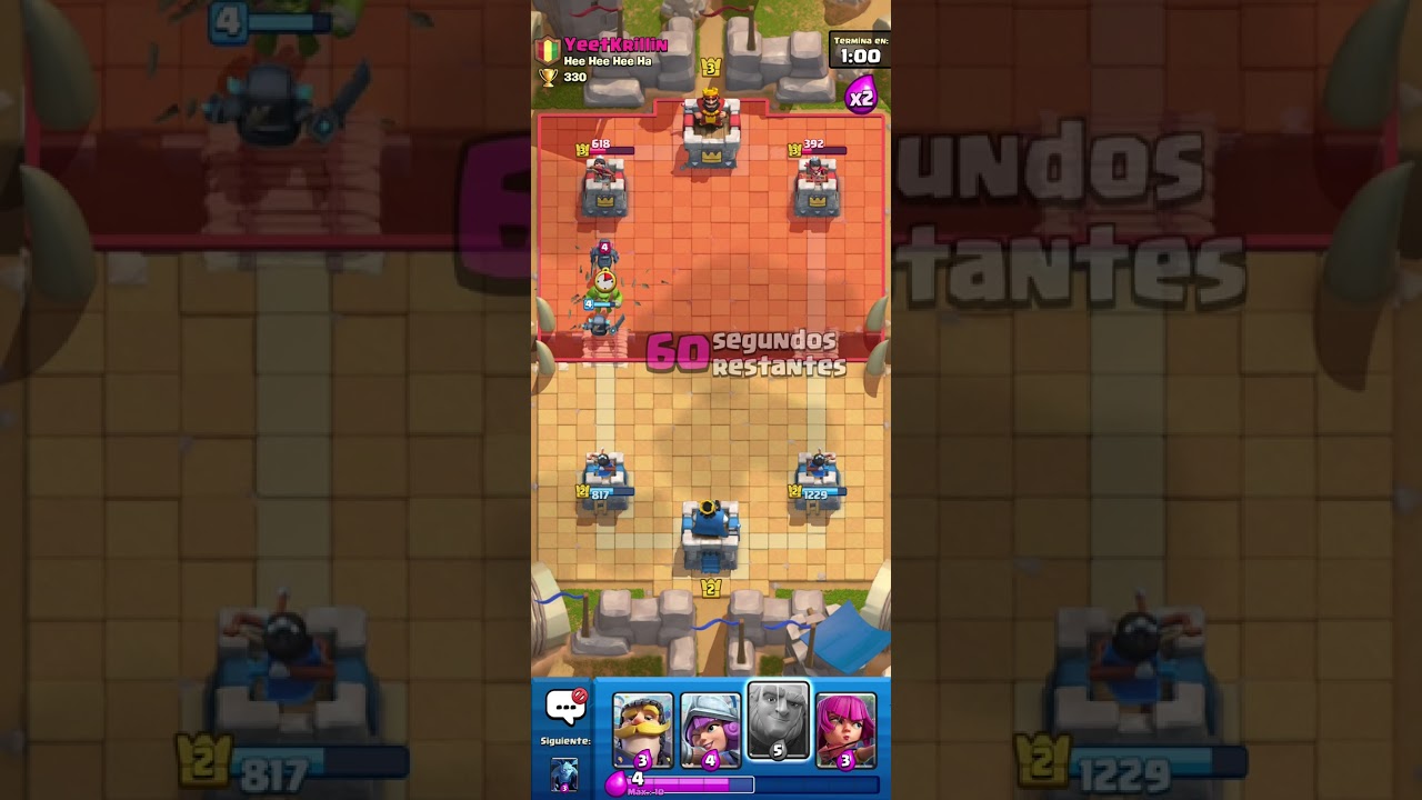 Clash royale si tiene muchas visitas vuelve a jugar
