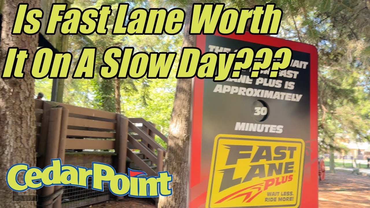 Cedar Point Fast Lane On A Slow Day \ Is It Worth It????