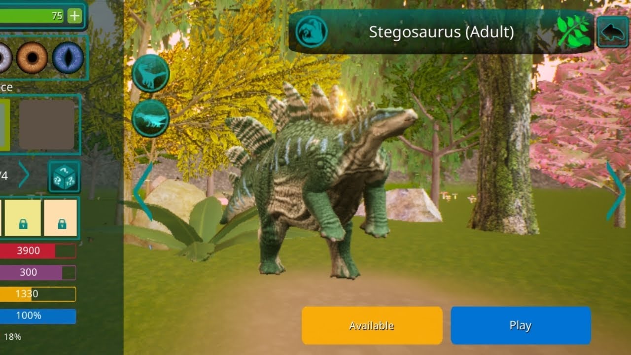 Stegosaurus Gameplay (Title:Wallnut Brain) The Cursed Isle Gameplay