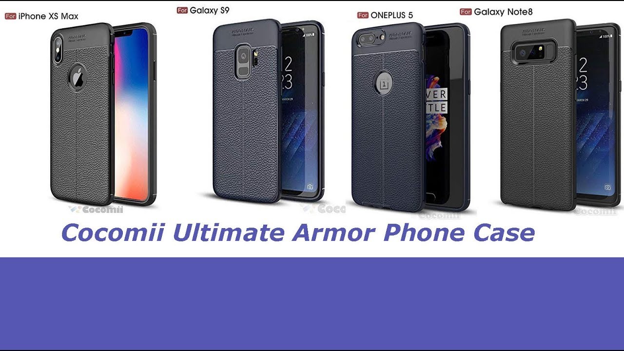 Cocomii Ultimate Armor Case for Samsung Galaxy S9, Note 8, iPhone XS