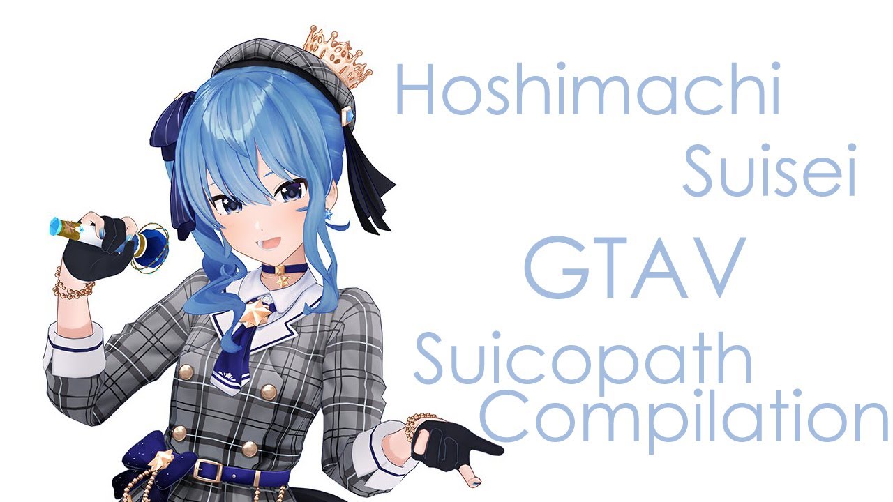 Hoshimachi Suisei: GTAV Suicopath Compilation [Hololive English Sub]
