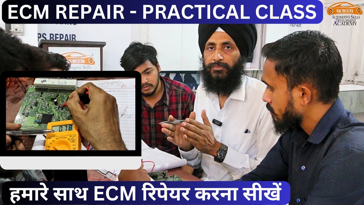 ECM Repairing Training Course |ECM, Wiring, Sensor, Scanning, Meter - All in One Training 
