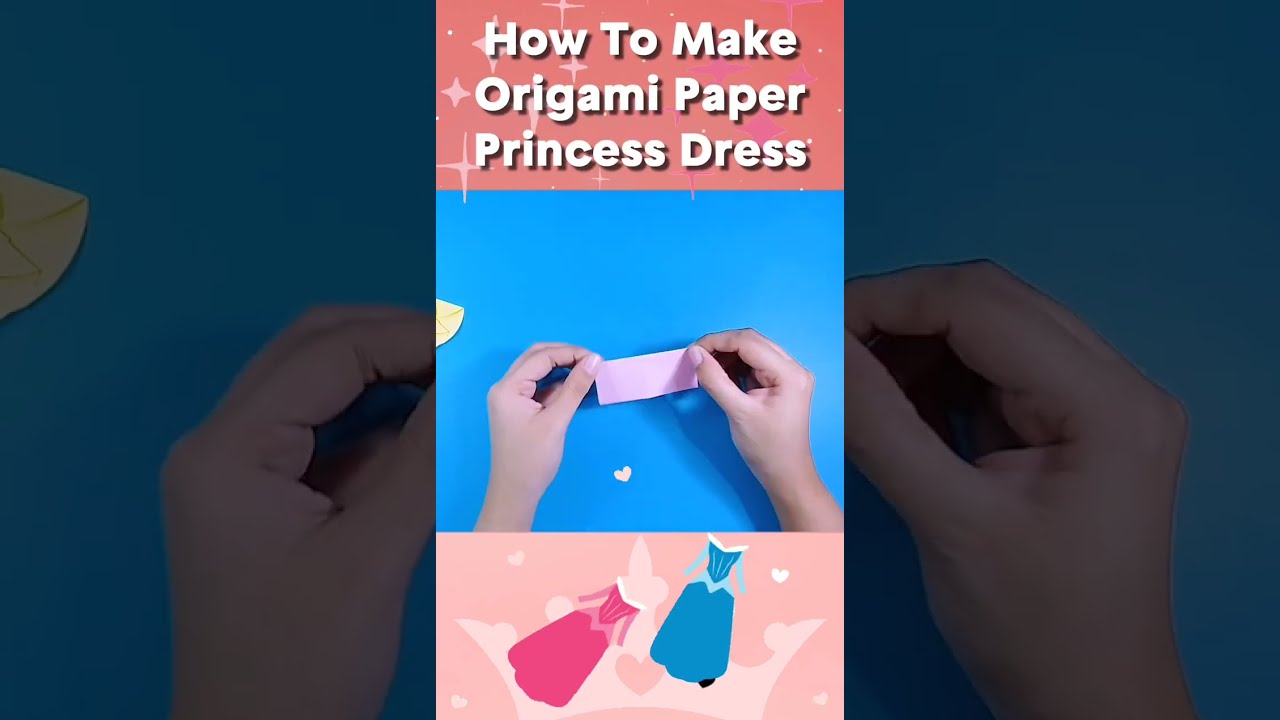 😍👗😍 How To Make Beautiful Princess Dress Origami 