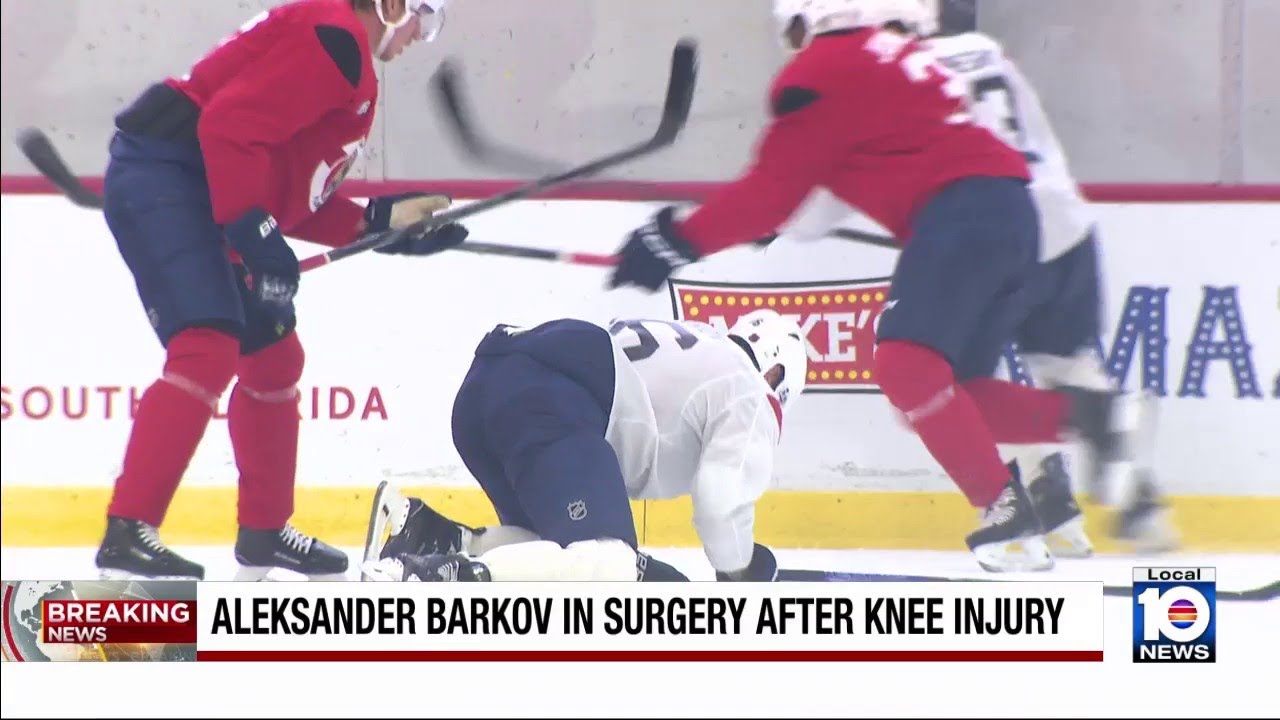 Panthers' Sasha Barkov expected to miss 2025-26 season with right knee injury