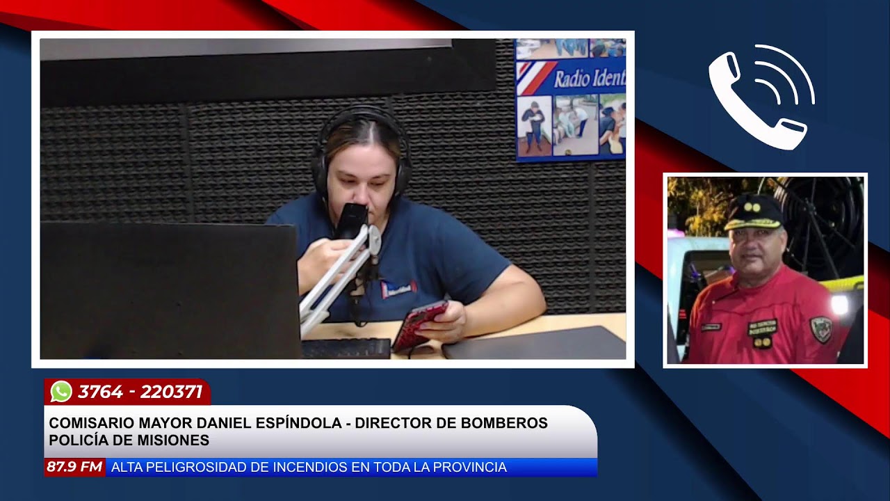 COMISARIO MAYOR DANIEL ESPÍNDOLA - DIRECTOR DE BOMBEROS POLICÍA DE MISIONES