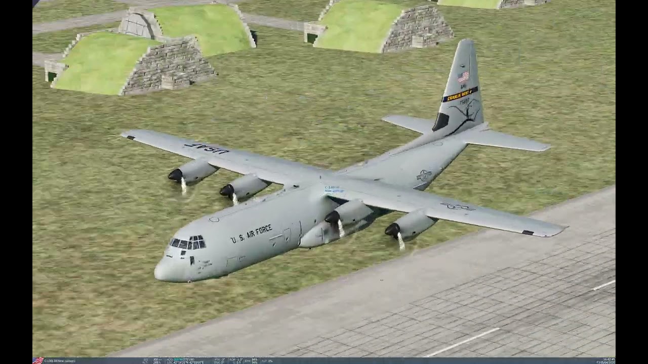 DCS World C130J Quick morning flight