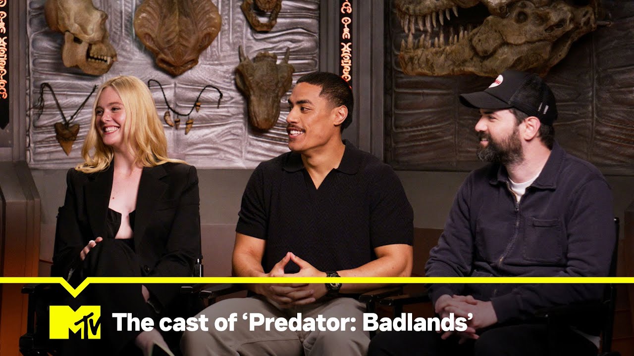Elle Fanning, Dan Trachtenberg, & Dimitrius Schuster-Koloamatangi Chat ‘Predator: Badlands’ at SDCC