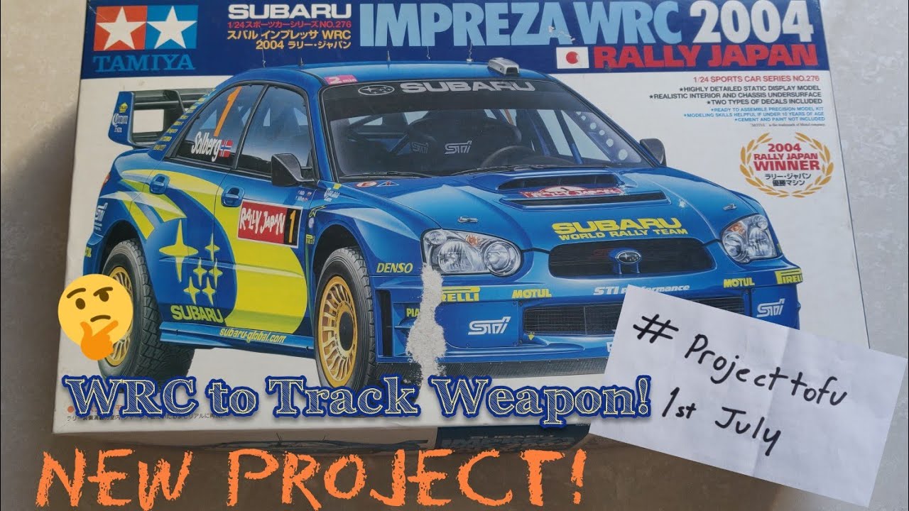 Unboxing the Tamiya Subaru Impreza WRC 2004, Rally Japan