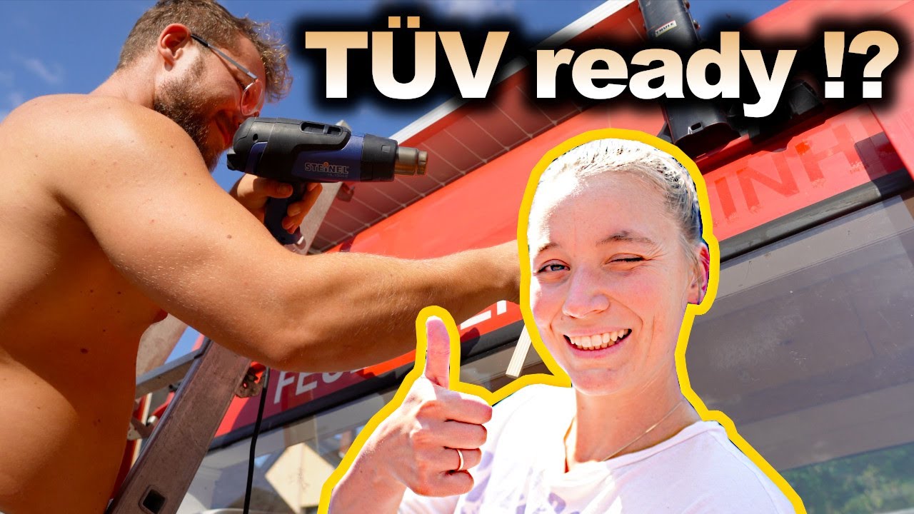 Kurz vor dem Ziel 🚐✅ Wir machen den Bus TÜV-bereit (Wohnmobil-Abnahme vorbereiten) Ausbau DIY VLOG 9