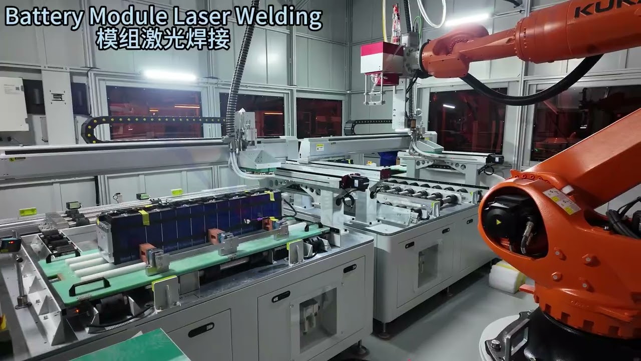 prismatic battery module pack line for energy storage/EV