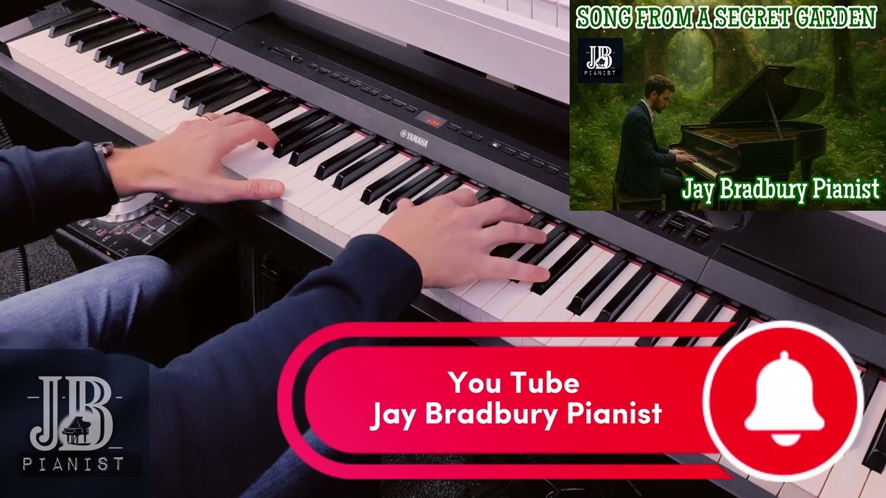 Song From A Secret Garden - The Secret Garden (piano cover) - Jay Bradbury Pianist