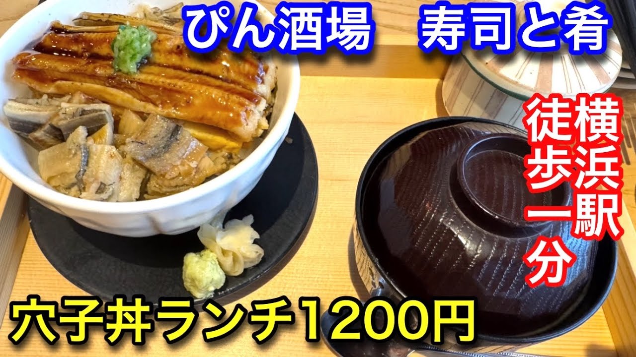 【ぴん酒場　寿司と肴】横浜駅の三栄ビル（コロワイドビル）に6月オープンしてたお店でランチを食べました